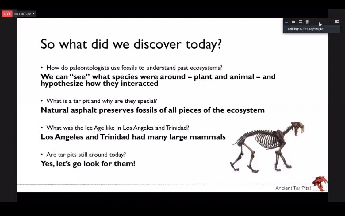 Thank you <a href="/NatGeoEducation/">Nat Geo Education</a> and <a href="/AlexisMychajliw/">Dr. Alexis Mychajliw</a> for teaching us all about ancient Tar Pit ecosystems today! 🦴🐭 #authenticeducation #inspiringinquiry <a href="/GEDSB/">Grand Erie District School Board</a>