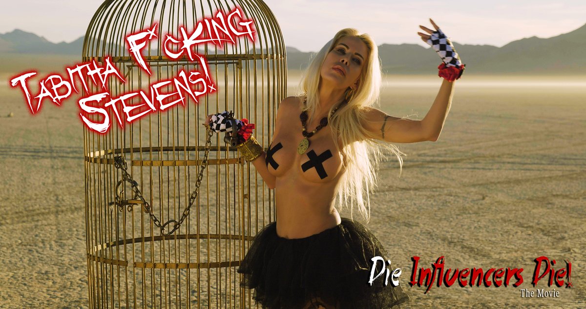 You haven't watched DIE INFLUENCERS DIE yet?!  WTF! You know @Misstabstevens stars in it right??? And @thekatiemorgan and @realLizzyborden and @jefftortora and @frankie_pozos WELL THEN WATCH IT NOW: DieInfluencersDie.com #dieinfleuncersdie #horrormovies #killerclowns