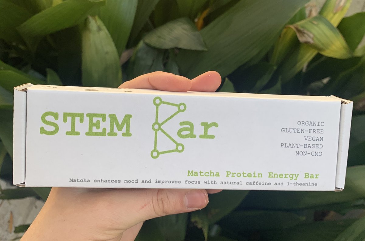 stem_bar's tweet photo. No BS only protein + matcha to help you focus and stay healthy. Go to our website for a free bar and give us feedback. Thanks https://t.co/ta34wwThOd https://t.co/0tJF45Hc1Z