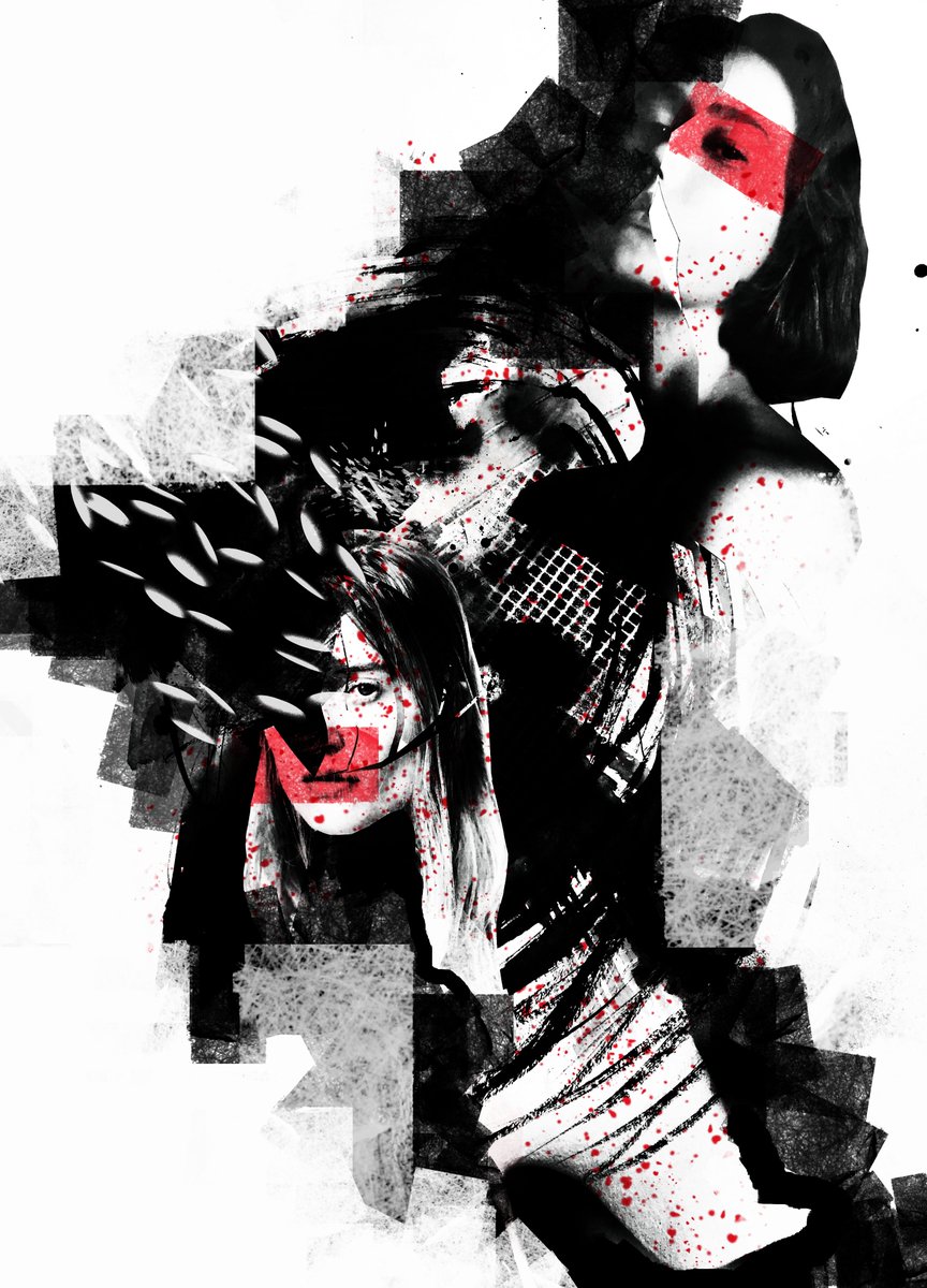 kedusade's tweet photo. This was a piece of my exhibition series,
ink, collage, spray paint, digital mix
 I only minted 1 of it. 
here:
https://t.co/YBgCAmjdqX 

#cryptocurrencies  #NFTs #NFT #artcollector $RARI #rarible #NFTart #collage @ModeratsArt @facesofcrypto #cryptoart #rarenft #collectibles https://t.co/jfcQZp4C7V