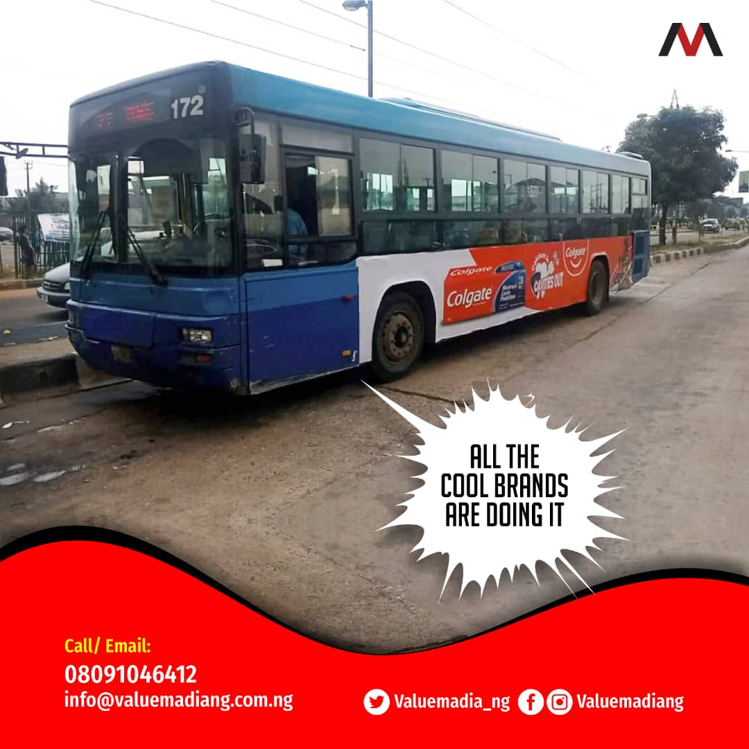 valuemedia_NG's tweet image. We're loving how @colgate_ng is using the power of Out-of-Home advertising to tell the people of Lagos to #SmileWithColgate

Have you seen this campaign on our buses? 

#OOH #TransitAdvertising #JoinTheCoolBrands #ValueMediaAdvertising