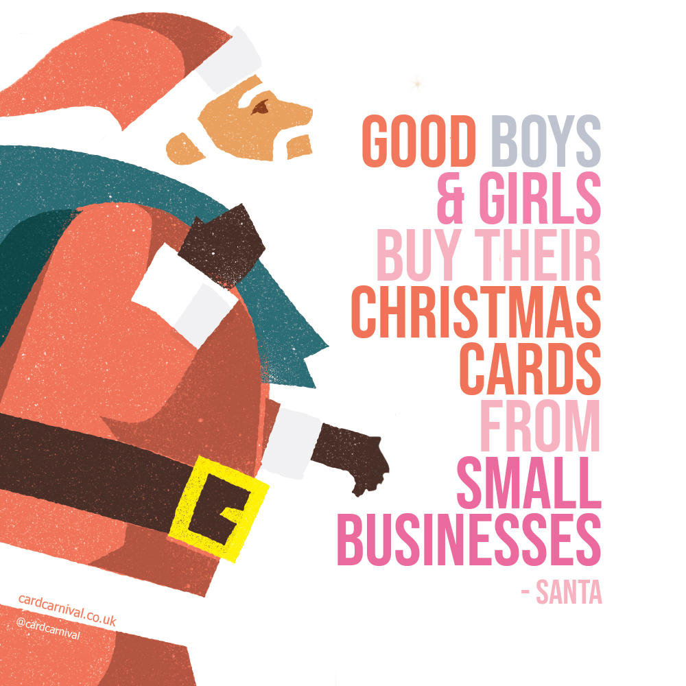 cardcarnival's tweet photo. Remember, he sees you when you're sleeping! He knows when you're awake. He knows if you've been bad or good, so be good and support your local small business this year!
#Christmas2020 #SupportSmallBusinesses https://t.co/IC2DCo0blY
