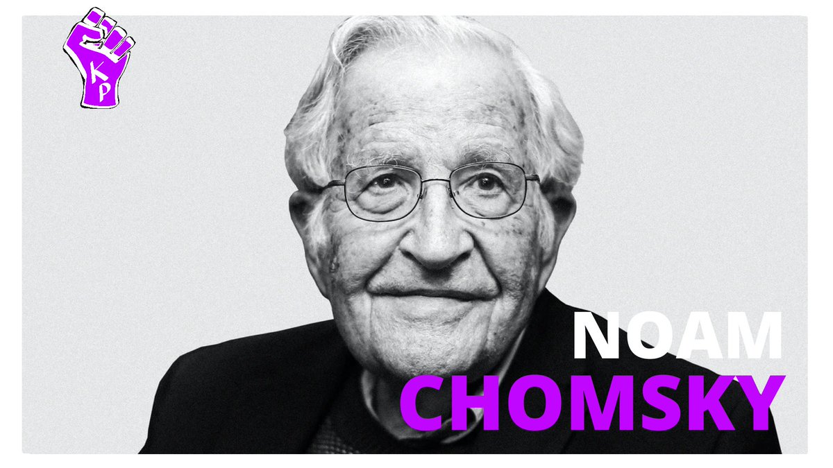 If you missed our Noam Chomsky live stream, you can still watch the recorded interview at our YouTube channel 👉 youtu.be/Aqgfkpv-JH0 👈