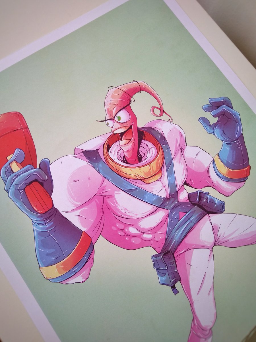 Vicente_Ilustra's tweet photo. Earthworm Jim
#EarthWormJim #earthworm #Jim #Snes #game #PC #MegaDriver #commission #classic #Fanart #photoshop #psd #digitalcolor #digitalart https://t.co/2xRTn0ta0M