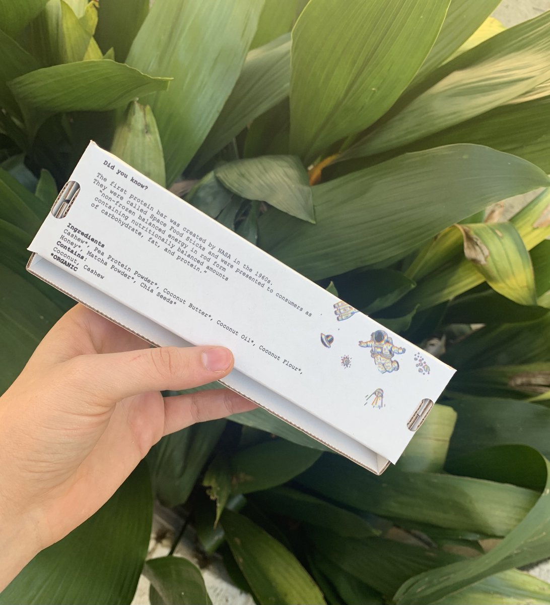 stem_bar's tweet photo. No BS only protein + matcha to help you focus and stay healthy. Go to our website for a free bar and give us feedback. Thanks https://t.co/ta34wwThOd https://t.co/0tJF45Hc1Z