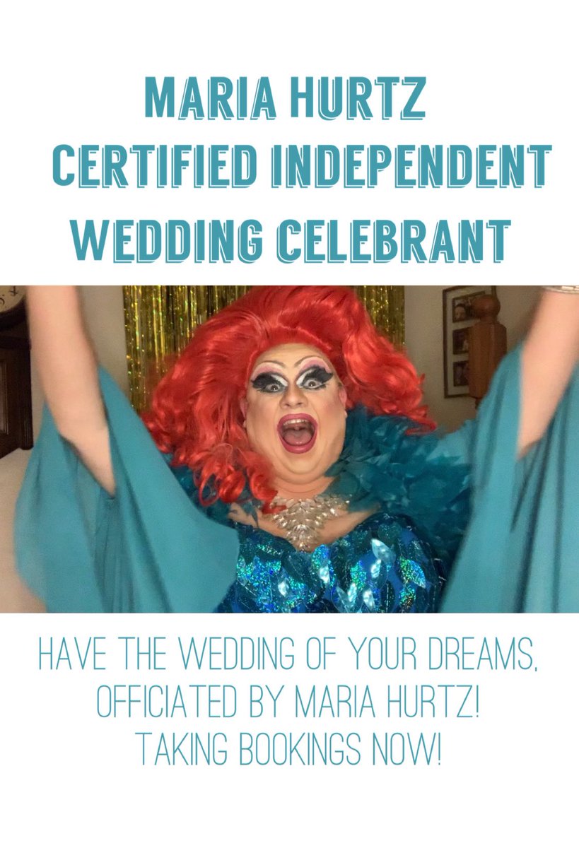 Yes, I’m truly a certified Wedding Celebrant! Are you ready for the Wedding of your dreams? Get in touch for a consultation! DM me or see Instagram @martinfoxroberts_celebrant  #wedding #Celebrant #ceremonies #dragqueen #dragqueenwedding #dragqueencelebrant #byMFR #samesexwedding