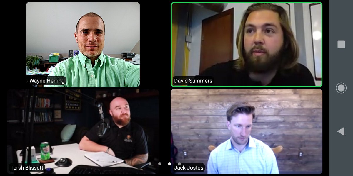 BizBuilderCamp's tweet photo. One of the things that we created for business builders is our book club. Thanks to Hugh Gallagher, @DrTouchinsky, @Tersh_Blissett @RamblinJackson, David Summers for joining us!  
signup for our one here:  https://t.co/urcgBnnFLa
#businessbuildercamp #bbcamp #bookclub #reading https://t.co/at6bHawpWD