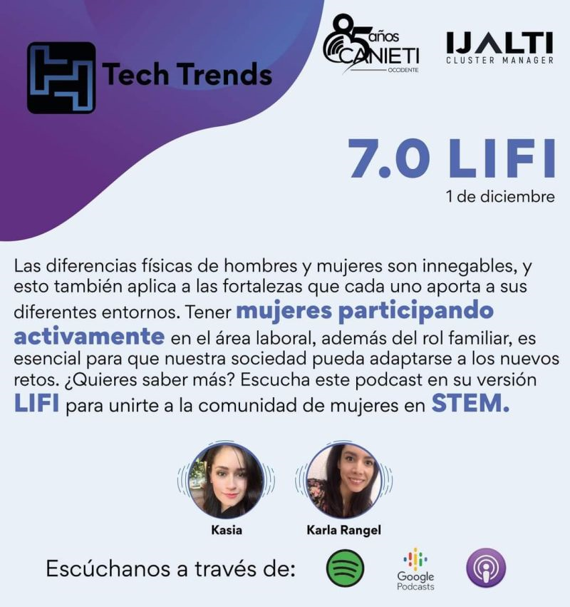 TechTrendsGDL's tweet photo. Mujer, hoy estaremos hablándote a ti! En este podcast queremos compartirte lo que nos ha ayudado a superar todo y enfrentarnos al mundo laboral en #STEM. Acompáñanos con un buen café en https://t.co/tT54cArTIS y acércate, queremos escucharte :) https://t.co/yOzm7zLYa3