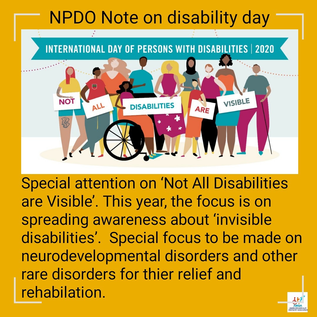 AmaravathiMusc2's tweet photo. Hope🦽🌷🌷🙏🙏
NPDO to focus on special invisible disabilities..@npdoap @NPDO
#helpmd #helpdystrophy #disabilityday #musculardystrophy
#mdupdate #disabilityawareness https://t.co/GGWv6QgCe0