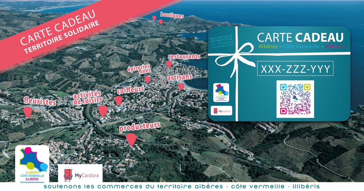 cc_acvi's tweet photo. DÉVELOPPEMENT ÉCONOMIQUE] Tous SOLIDAIRES avec le commerce local.👍

A partir du 11 décembre, une opération Carte cadeau territoire solidaire initiée par la communauté de communes permettra de relancer les achats de proximité. 

https://t.co/eNRqOgtam8 https://t.co/wyzl4BNjWQ