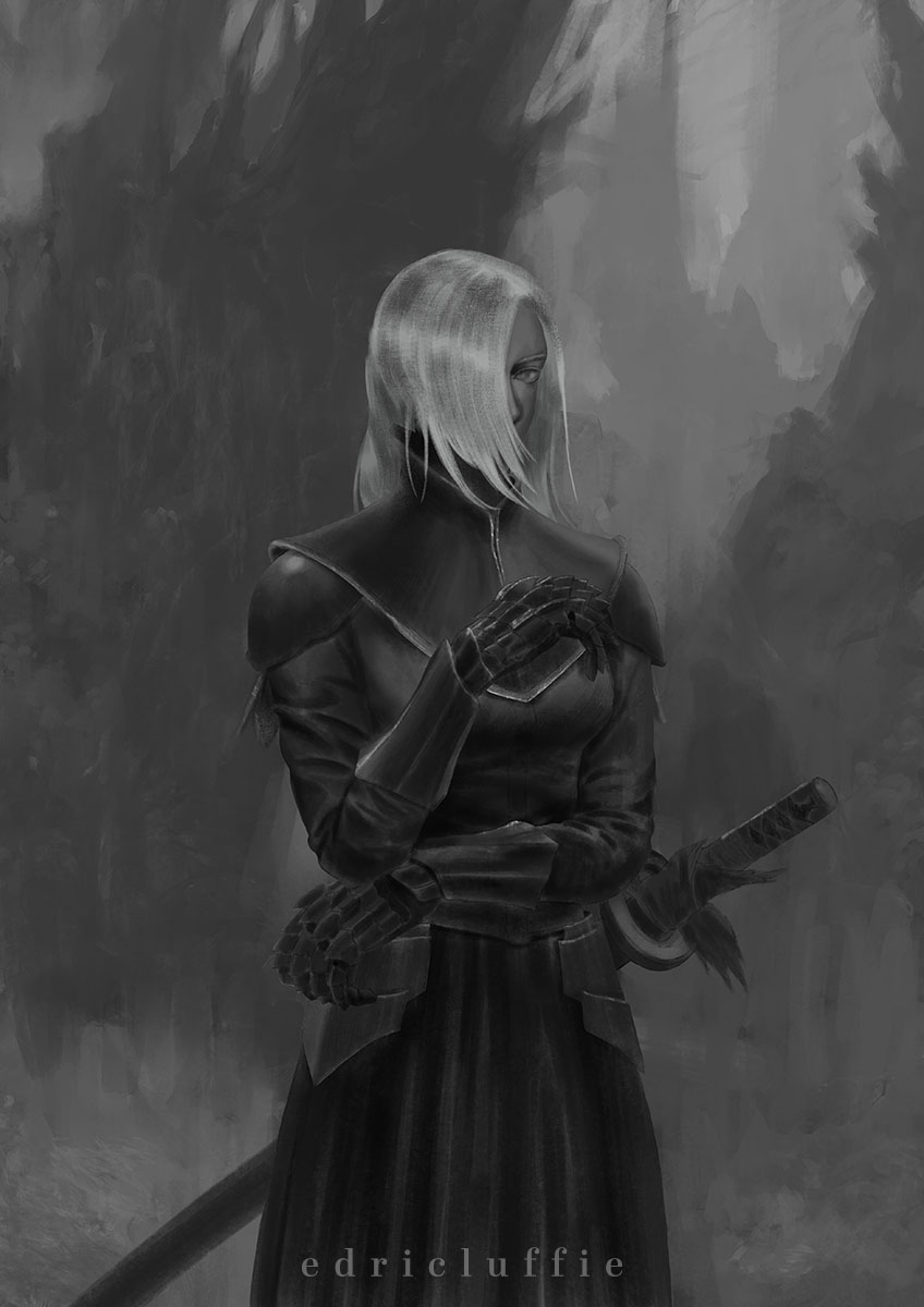 edricluffie on X: Wip of Yuria of Londor. Like the firekeeper, I tried to  give her a human face, though in game she is actually an undead....  DarkSouls t.coC4xz7JfBTT  X