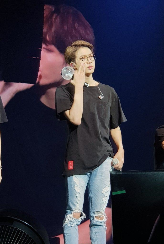 seokjin photos taken by armys on stage — a breathtaking thread.