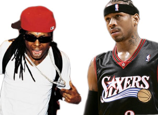 Lil Wayne & Allen Iverson:Both took over the game in the 00s but are criticized for inconsistency, however nobody can deny the absolute skill both carry