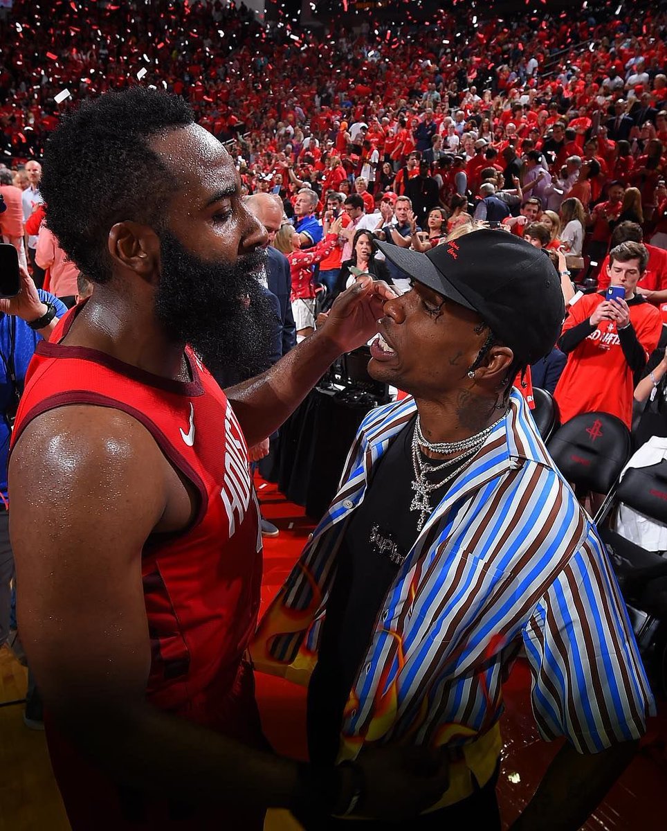 Travis Scott & James Harden:Houston’s favorite stars, Harden & Scott find themselves among the most popular in the game right now, and their skill sets cannot be denied