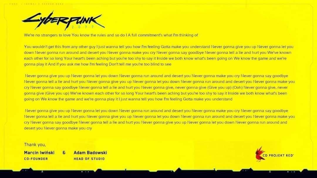 JesusMeillon's tweet photo. @CyberpunkGame I got this notification from somewhere else, did it get cancelled https://t.co/wMFAOQThko
