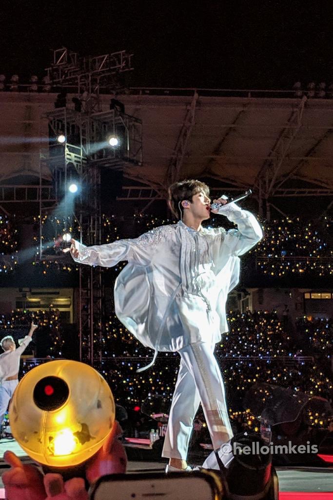 seokjin photos taken by armys on stage — a breathtaking thread.
