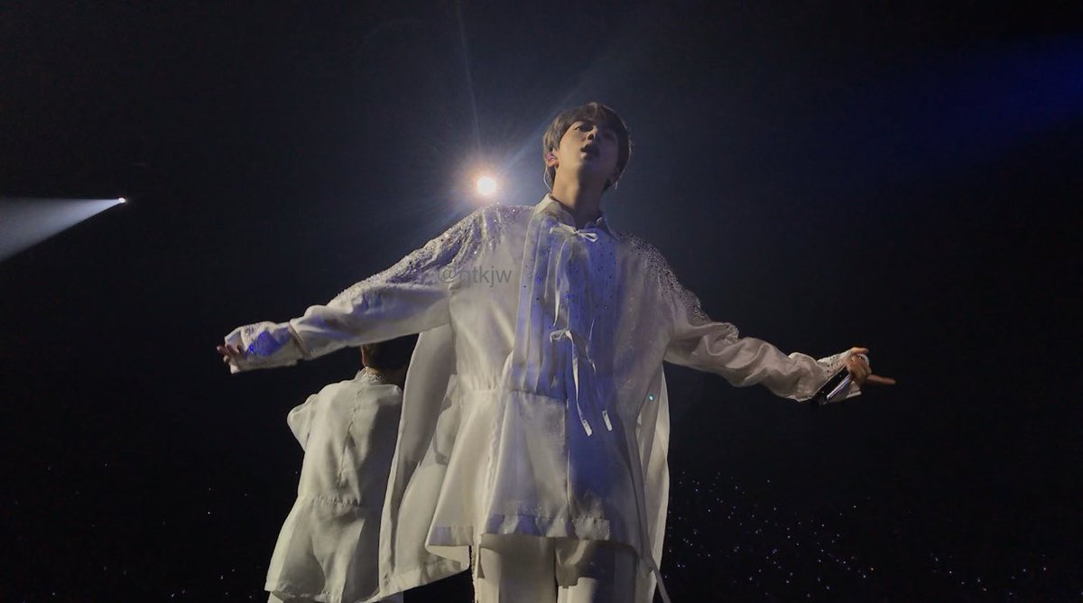 seokjin photos taken by armys on stage — a breathtaking thread.