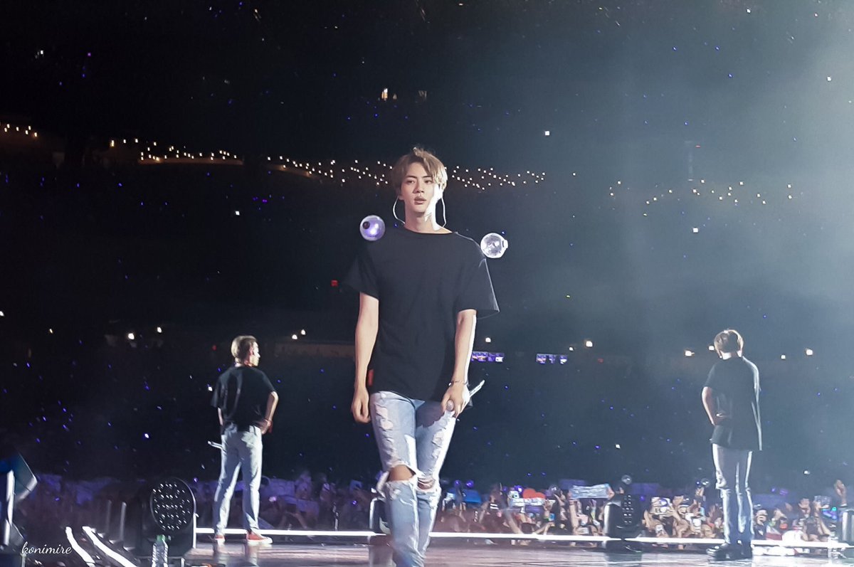 seokjin photos taken by armys on stage — a breathtaking thread.