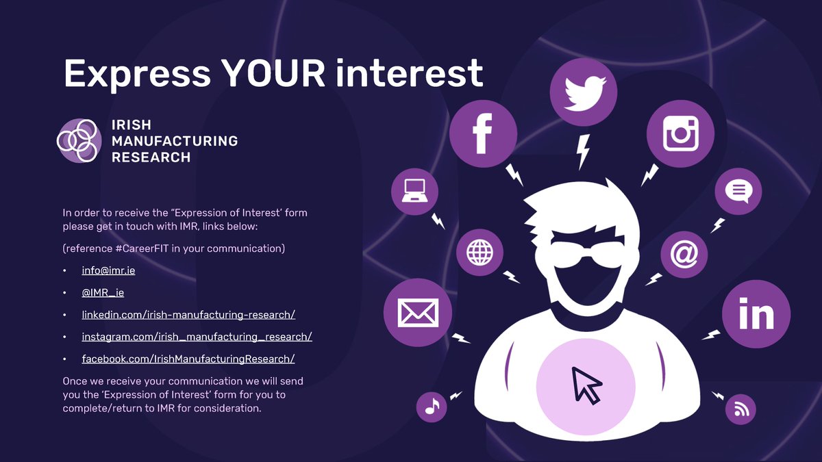 Lise_Ann_at_IMR's tweet image. @IMR_ie are busy supporting interested @EI_CareerFit PLUS candidates with their proposals. It&apos;s not too late! Opportunities remaining in some of our #Research &amp;amp; #Innovation thematic pillars for #CollaborativeResearch. Interested? Email info@imr.ie &amp;amp; ref: #CareerFIT) #MSCAjobalert