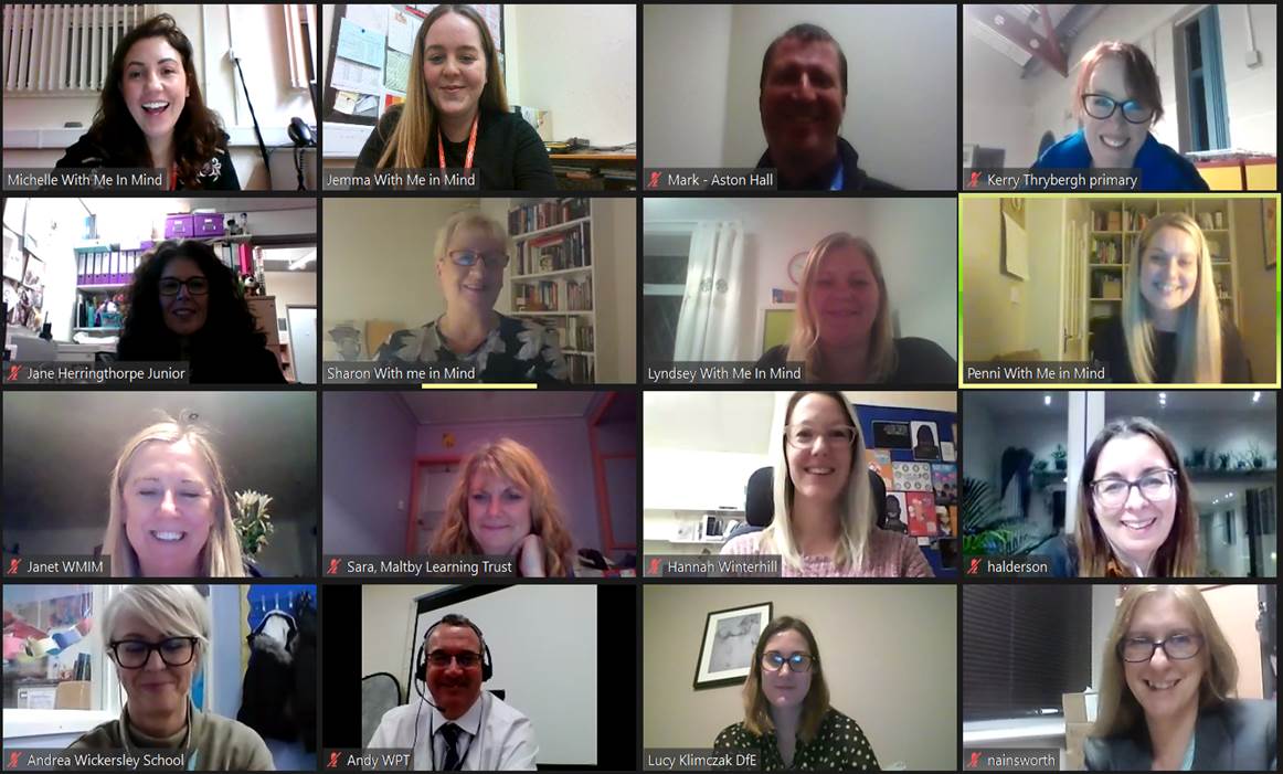 withmeinmind's tweet photo. A massive thank you to all Mental Health Leads for the past 12 months. It was fantastic to meet together this evening and share the great practice that has been happening in your schools! @rdash_nhs https://t.co/MS1jviOSKm
