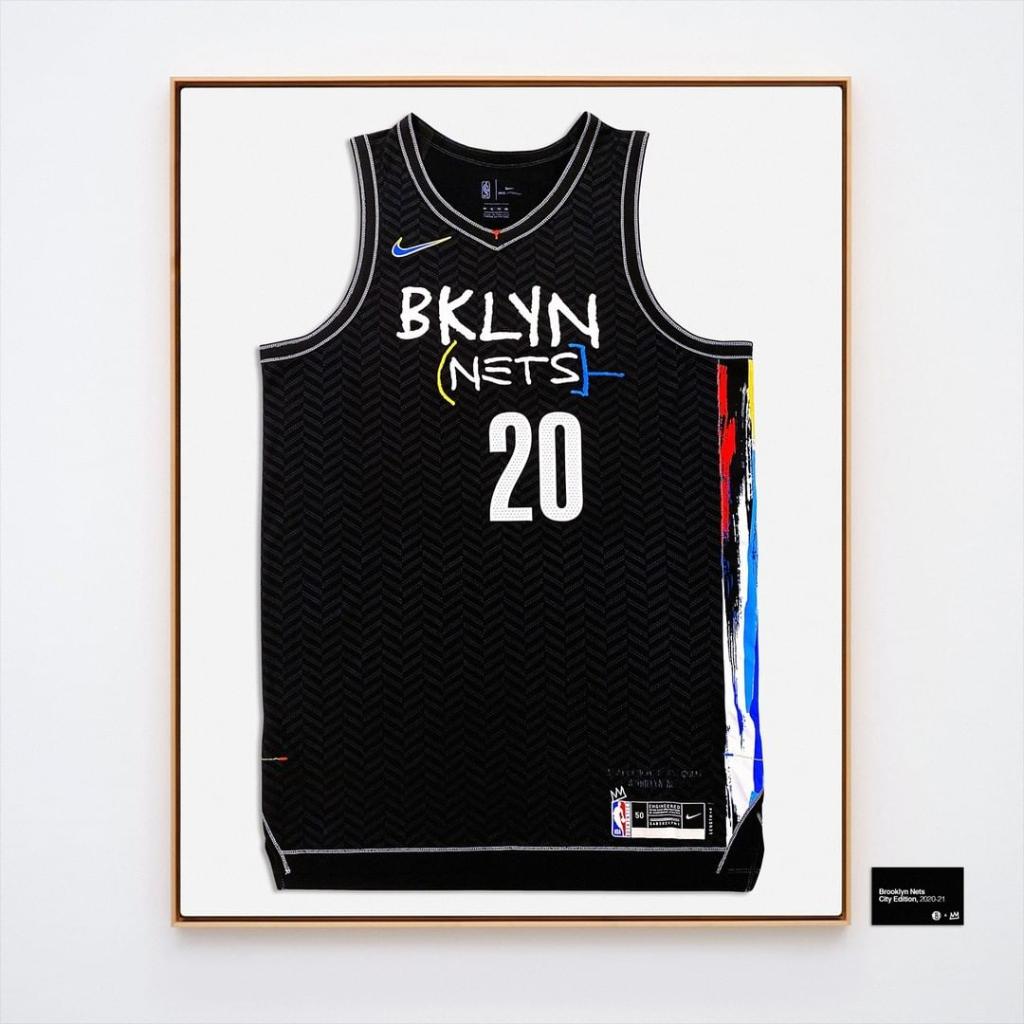 NBA on ESPN - The Brooklyn Nets unveiled their new City Edition uniforms,  citing inspiration from revolutionary artist and painter, Jean-Michael  Basquiat.