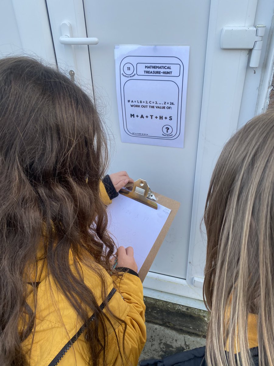 minishant_ps's tweet photo. A race to the finish in our outdoor maths trail today! Working on our number skills and problem solving across topical maths! #quickthinkers #teamwork https://t.co/f6dGw0Wzhd
