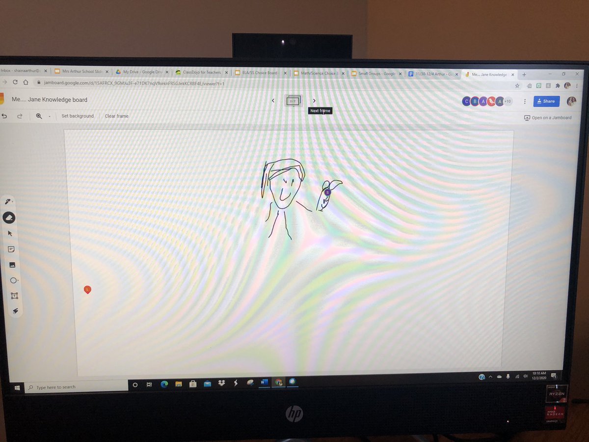 First time using <a href="/JamboardM/">JamboardMaster</a> to Show What We Know about <a href="/WitWisdomELA/">Wit & Wisdom English</a> “Me...Jane” #iteachfirstgrade <a href="/EEMillerElem/">EE Miller Elem</a>