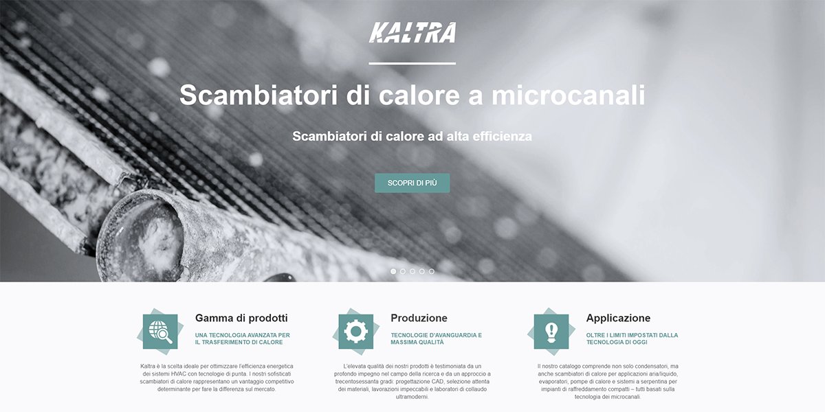 For our Italian-speaking customers, we launched Kaltra Italia website focused on microchannel heat exchangers for #HVAC applications. Visit us at kaltra.it