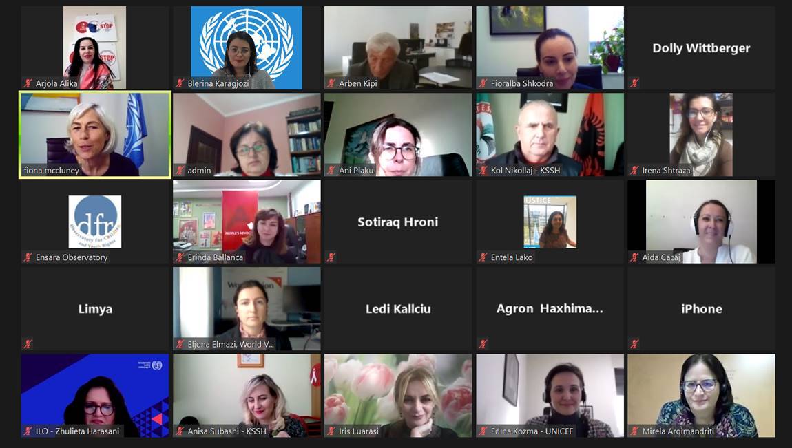 UN_Albania's tweet image. Thoughtful👌 discussions in a full online conf w/ #CSOs colleagues &amp;amp; NHRI reprs for our next #CooperationFramework. Civil society is a 💪 partner to @UN_Albania.  Underlined the importance of UN’s work w those most left behind- 👪youth, ♀️women, ♿people with disabilities, Roma.