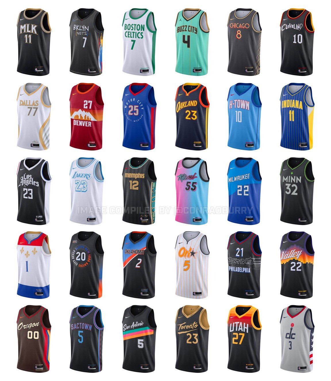Rubí Jabón horizonte Twitter 上的 Gigantes del Basket："Todas las camisetas City Edition para esta  nueva temporada en la NBA. ¿Con cuál te quedas? 📷@conradburry  https://t.co/1Qqmyl9dF4" / Twitter