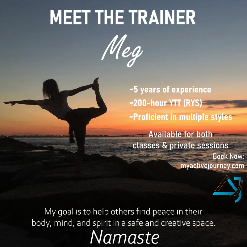 active_journey's tweet image. Meet the Trainer - Meg! Book a class or private session and get your Yoga on! myactivejourney.com
Discover how #YouFit
#ActiveJourney #FitnessMotivation #YogaForLife