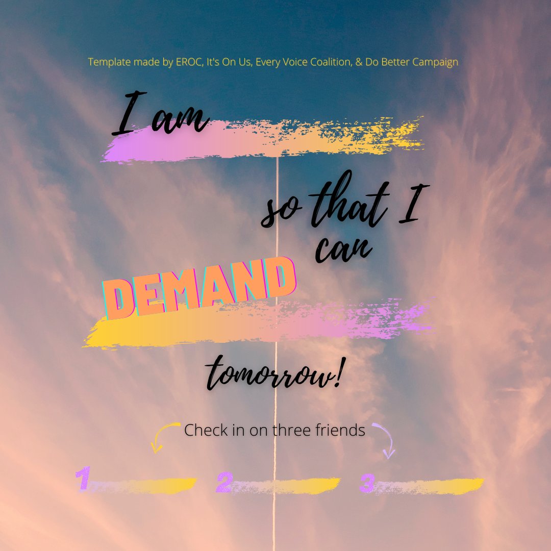 DVACK_CampusAdv's tweet photo. I AM Educating Everyone SO THAT I CAN DEMAND SUPPORT FOR SURVIVORS TOMORROW.

@endrapeoncampus @itsonus @everyvoicecoalition @thedobettercampaign #IAmSoThat @KStatePolytech @KWU_StudentLife #DVACK #CampusAdvocate @dvack1980 https://t.co/oRzIZdI1Gx