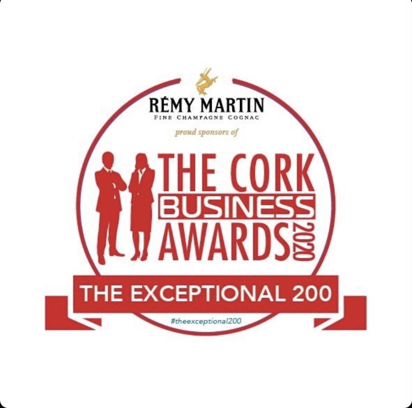 Many thanks to @BusinessCork for this award , some very heavy hitters included in the exceptional 200 , delighted to be part of the 200 #decembertoremember #theexceptional200 #cork #corkcity https://t.co/pmrQ7U0Md1