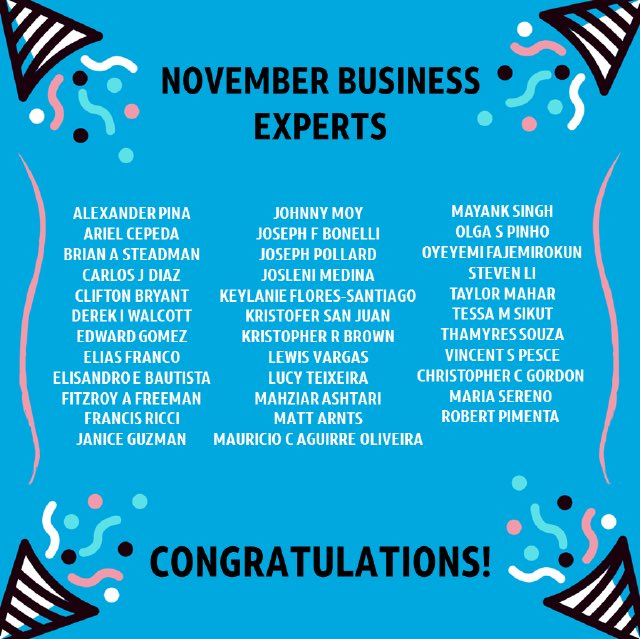 Big shoutout to Francis Ricci from Newton on becoming business expert in 2020 again! @MarkCronier <a href="/pnixnix/">Peter Nixon</a> <a href="/LawVulakh/">Lawrence Vulakh</a>