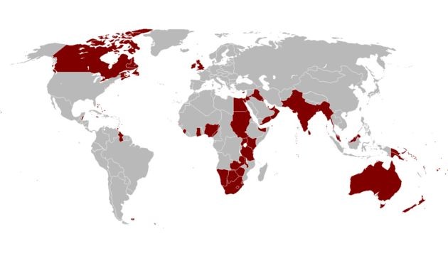 Durante el periodo de guerras Reino Unido comenzó a perder territorios como Irlanda, Canadá, Australia, Egypt & South Africa.Después el British Raj se independizo y fue dividido en 3 estados (India, Pakistán y Bangladesh), y así poco a poco cada colonia se fue independizando.