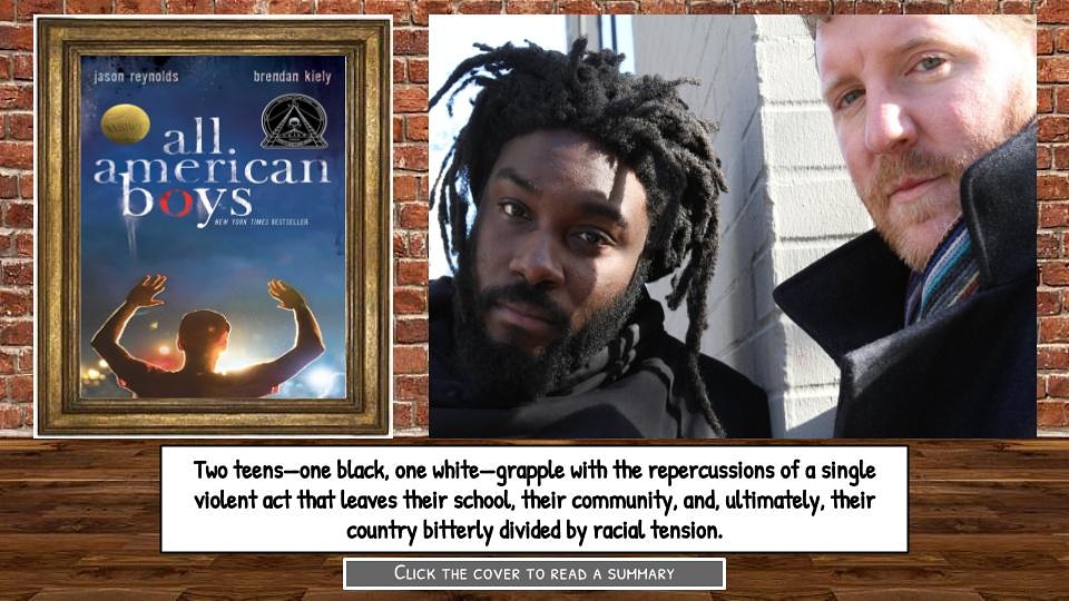 librarydeeprun's tweet image. Tomorrow is the last day to register for our January We Read Diverse Books selection, All American Boys. Please use the link in our bio to register so we make our book order. We hope you will join us! @BFellows_DRHS @JasonReynolds83 @KielyBrendan