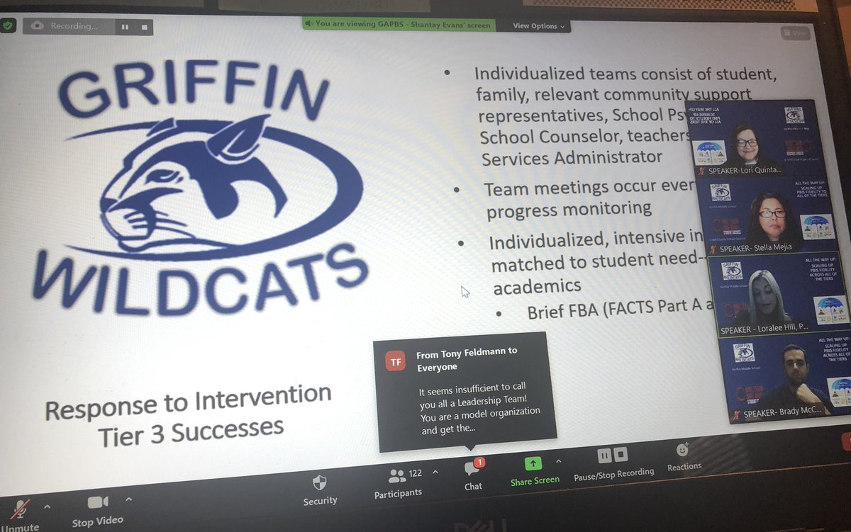 GMS_Wildcats's tweet image. Our @GMS_Wildcats @cobb_pbis #modelTEAM is live now presenting @Ga_APBS Conference!! Sharing the work we love to do for all of our stakeholders!! Amazing team!! 🎉🎉 #begreatbegriffin #cobbpbis #pbis