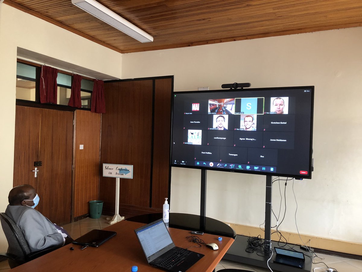 Petri Pellikka 🇫🇮 (@petripellikka) on Twitter photo I came to Kenya <a href="/kalromkulima/">KALRO</a> to work with partners of ESSA <a href="/DesiraH2020/">DESIRA_H2020</a> <a href="/devco/">Andrew Williams</a> to boost its start. Ended up with <a href="/uonbi/">University of Nairobi</a> Dr. Muthama to join zoom with <a href="/helsinkiuni/">University of Helsinki</a> <a href="/INAR_fin/">INAR</a> <a href="/ILRI/">ILRI.org</a> <a href="/ihedelft/">IHE Delft 💧 Institute for Water Education</a> <a href="/ggettel/">Gretchen Gettel</a> et al. #foodsecurity #climate I came to Kenya <a href="/kalromkulima/">KALRO</a> to work with partners of ESSA <a href="/DesiraH2020/">DESIRA_H2020</a> <a href="/devco/">Andrew Williams</a> to boost its start. Ended up with <a href="/uonbi/">University of Nairobi</a> Dr. Muthama to join zoom with <a href="/helsinkiuni/">University of Helsinki</a> <a href="/INAR_fin/">INAR</a> <a href="/ILRI/">ILRI.org</a> <a href="/ihedelft/">IHE Delft 💧 Institute for Water Education</a> <a href="/ggettel/">Gretchen Gettel</a> et al. #foodsecurity #climate