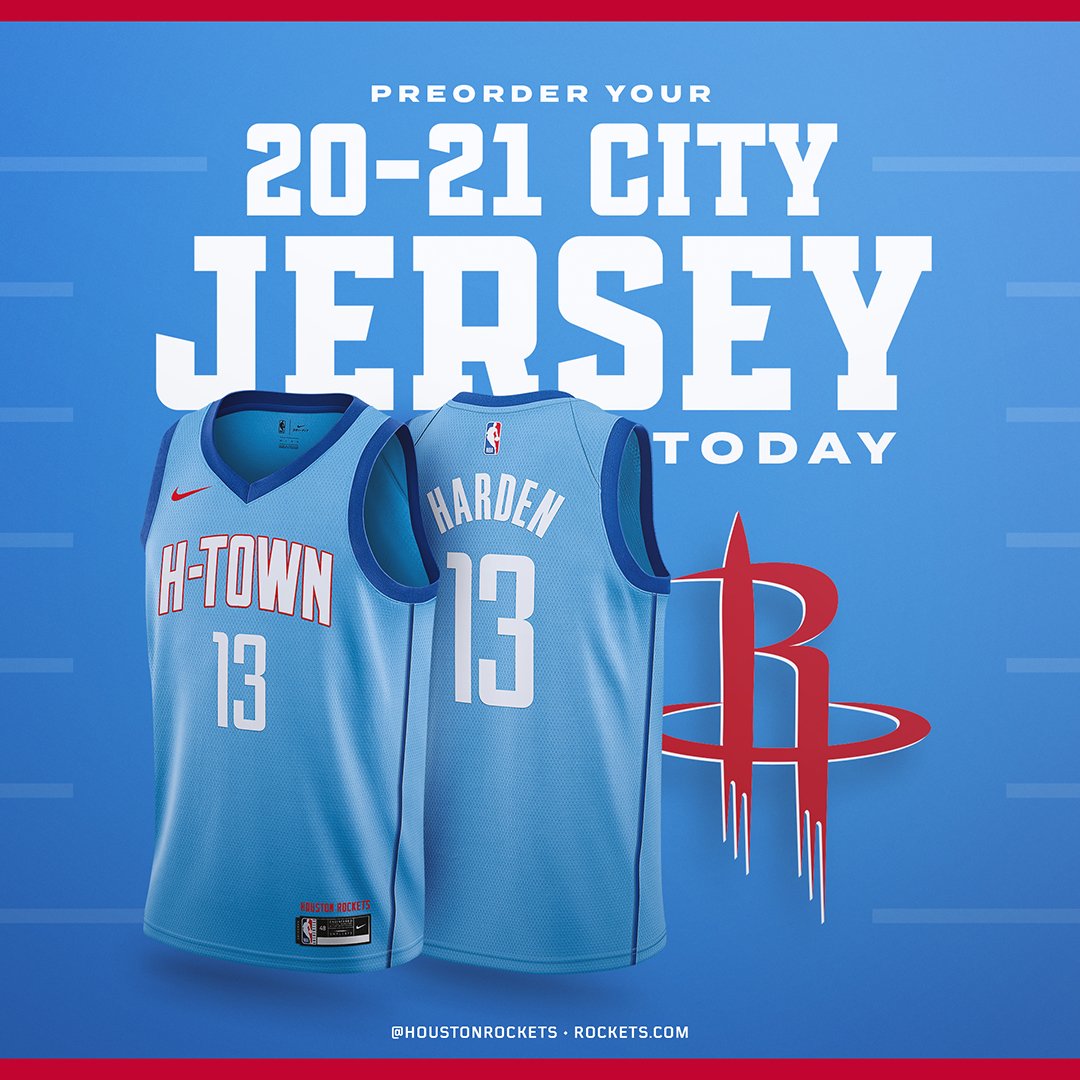 Rockets debut baby blue City Edition jersey for '20-'21 season - The Dream  Shake