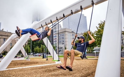 ULIoklahoma's tweet photo. #ULIOKimpact Outstanding Community Building Finalists: @plazadistrict 16th St Saturdays, @pivotok’s Tiny Homes, @occforg’s Musical Swings https://t.co/NgoshkuCox