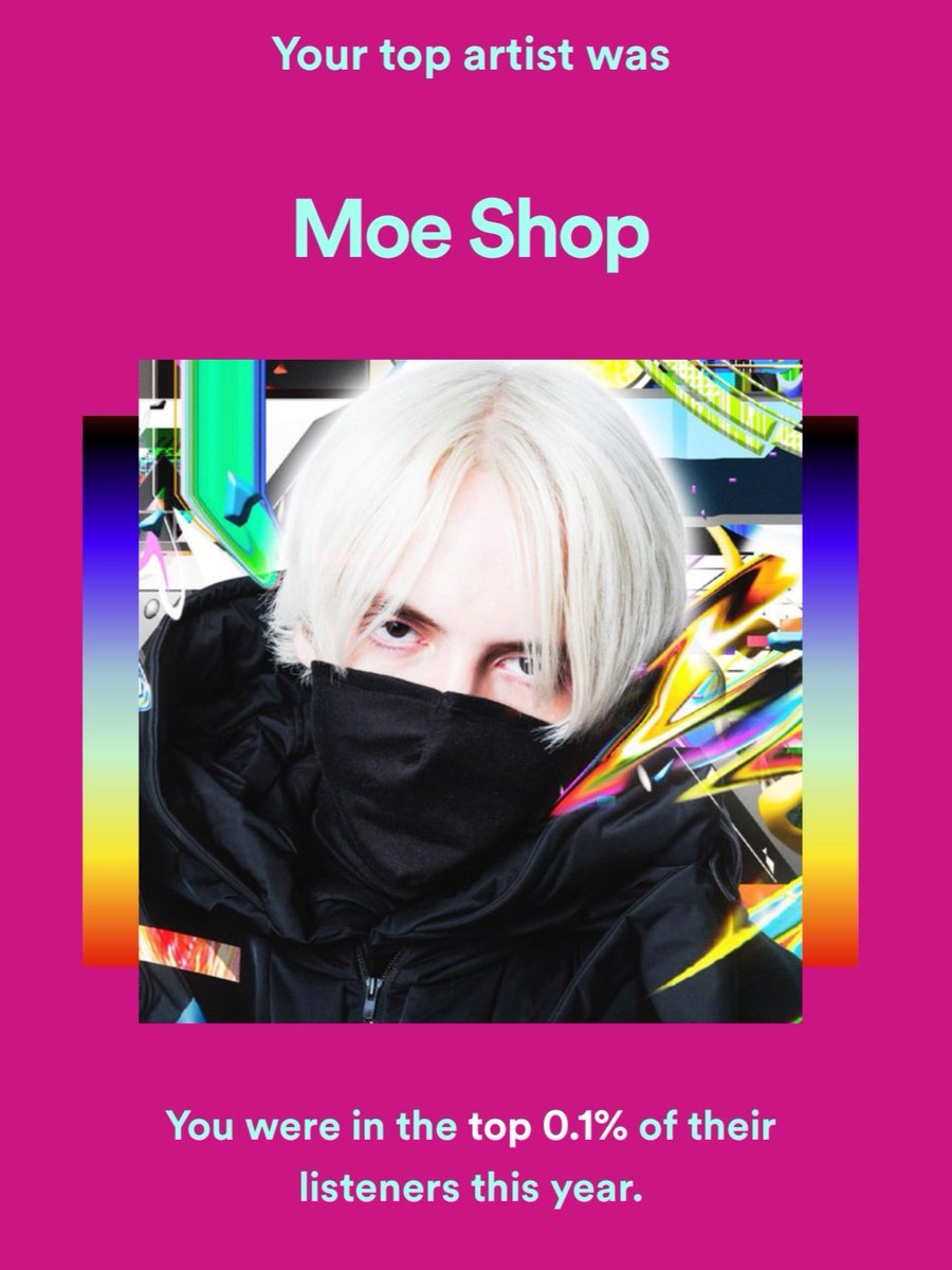 PxlFsh's tweet photo. @korewamoe @Spotify Thank you for helping me get through this year ♡♡♡ https://t.co/UYPdhpjX18