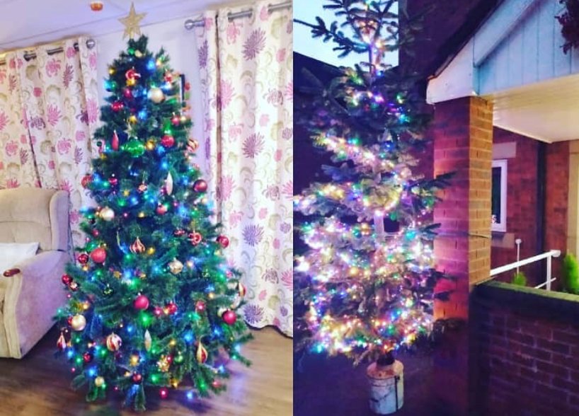 KnightsCare1's tweet photo. One of our very impressive trees at @abbeycourtcare home! How beautiful does this tree look?
#support #tradition #christmastree #festivetree #tree #xmastree #knightscare https://t.co/3Ib6M0AUQX