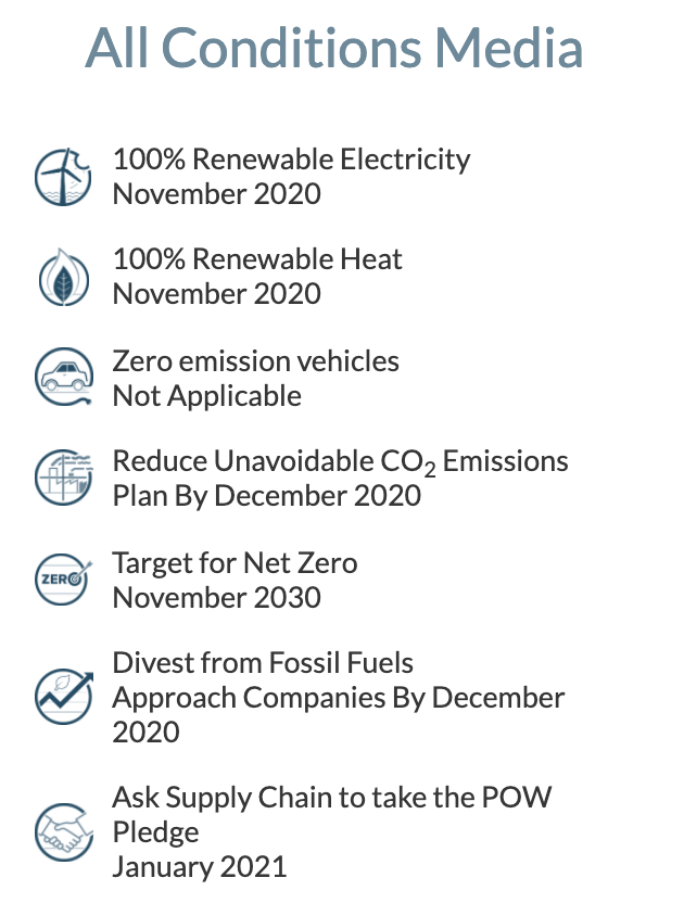 "Taking action on climate change is imperative for the future of our business. The POW pledge is an easy-to action framework which helped us to create meaningful targets on our path to Net Zero, we’re delighted to sign up!” - Jojo White, co-owner of @AllConMedia #POWPledge https://t.co/aOK5lE67yn