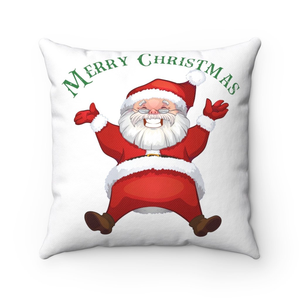 wyndian's tweet photo. Excited to share the latest addition to my #etsy shop: Merry Christmas Santa Pillow, will be a beautiful accent to your holiday room. Made of Spun Polyester. https://t.co/4jVLYowTKD https://t.co/diysjLKkAQ