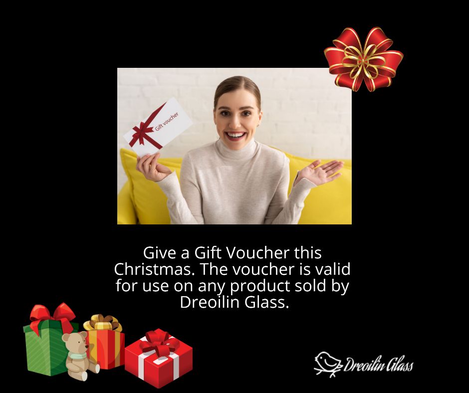Give a Gift Voucher this Christmas. The voucher is valid for use on any product sold by Dreoilin Glass.
#waterford #dungarvan #glass #splashbacks #interior4all #interior2you #interiorandhome #contemporarydesign #clonmel #homeimprovments #cork #kilkenny https://t.co/uDdgXkOIlf
