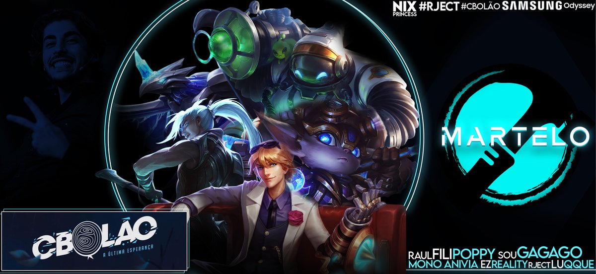 TheMidNightNix's tweet photo. Arte pro melhor time de todos B) 
- @baianolol1 @filipoppy @sougagagolol @ezreality_1 @imluqque @raulmonoanivia 
Espero que gostem *-* 💖
#TEAMMARTELO #CBOLÃO #SamsungOdyssey #RJECT https://t.co/prMgKsM0jx