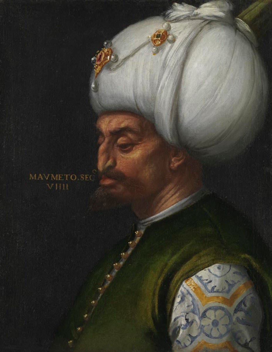 Fatih Sultan Mehmed'in daha önce görmediğiniz portresi. İtalyan bir ressam tarafından tuval üzerinde çalışılan bu portre, günümüzde Almanya'nın Bavyera eyaletinde bir müzede sergilenmektedir. #tarih