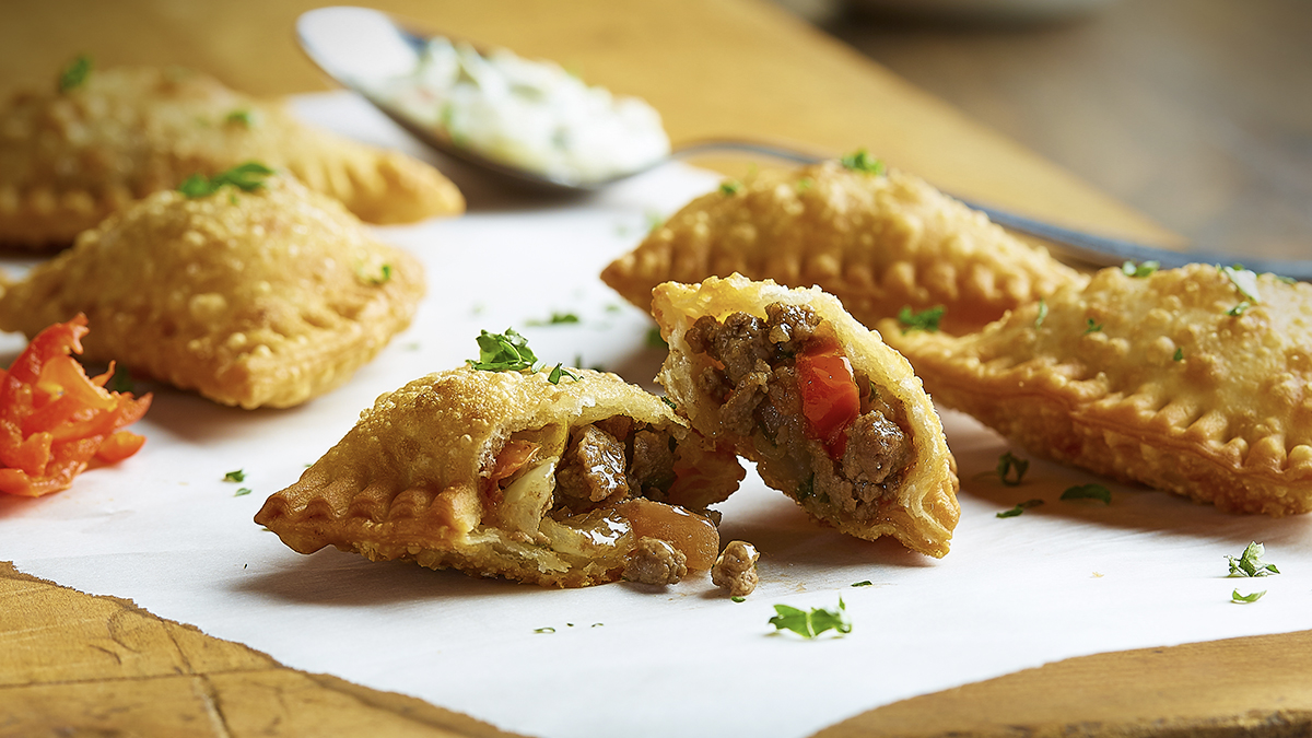 No cap  there's no topping Fogo happy hour. Our Brazilian Bites like  Spiced Chicken Sliders, Braised Beef Rib Sliders, and Brazilian Empanadas  serves up the best kind of flavors Fogo has