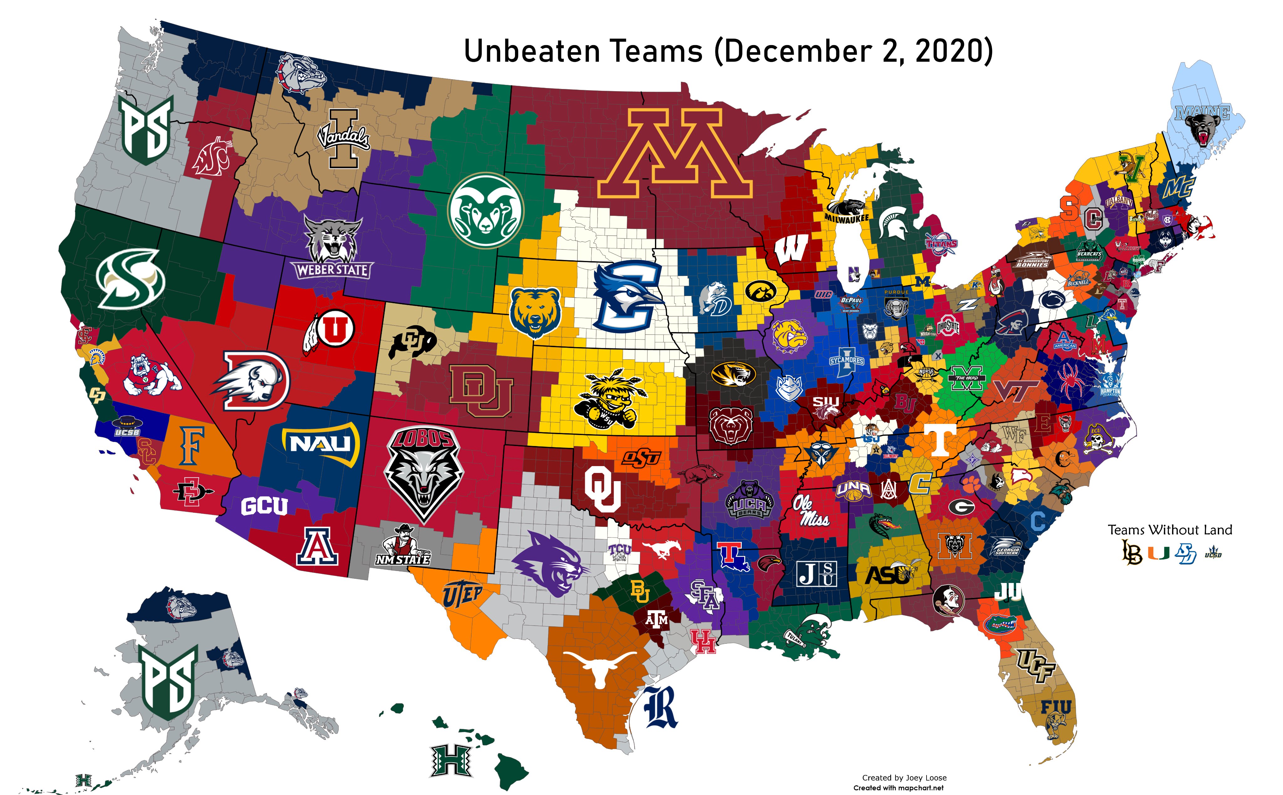 MBB Unbeaten Teams MAP AztecMesa