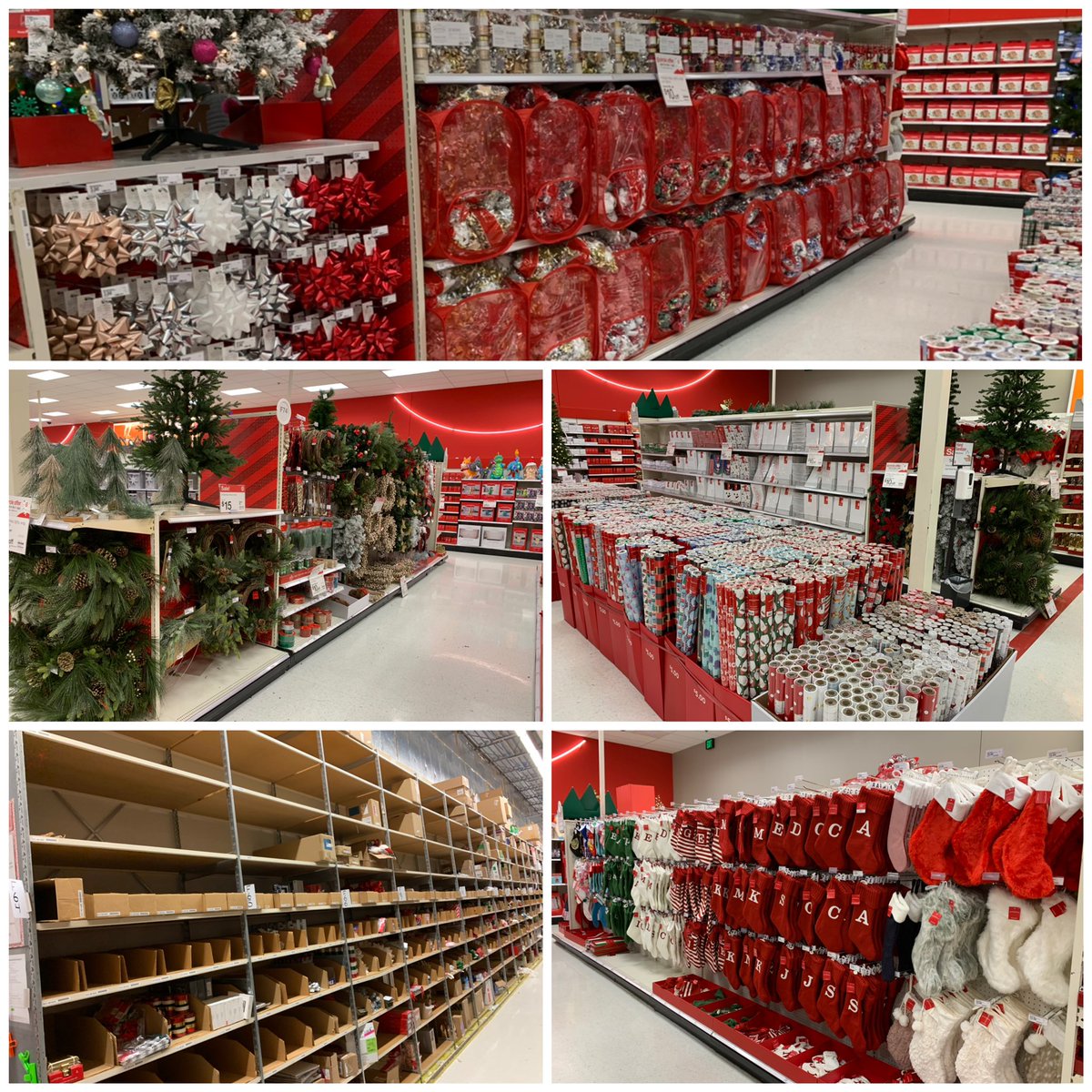 Team has done an outstanding job keeping Seasonal full, while transitioning it from decor to wrap. Almost all out of the back already, and looks amazing!